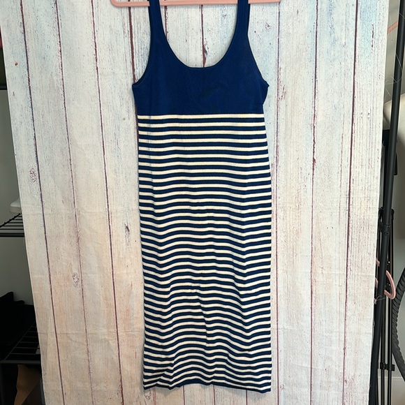 NWOT J. Crew Cyan sweater-dress in stripe - Picture 8 of 13